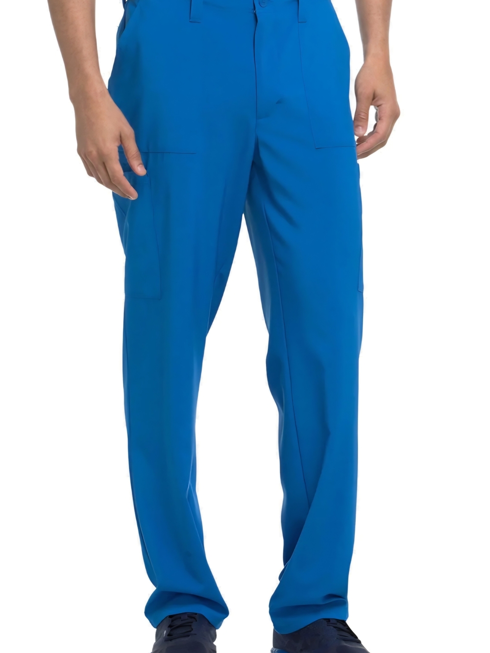 Men's Bright Blue Dickies EDS Essentials Straight-Leg Medical Scrub Pants